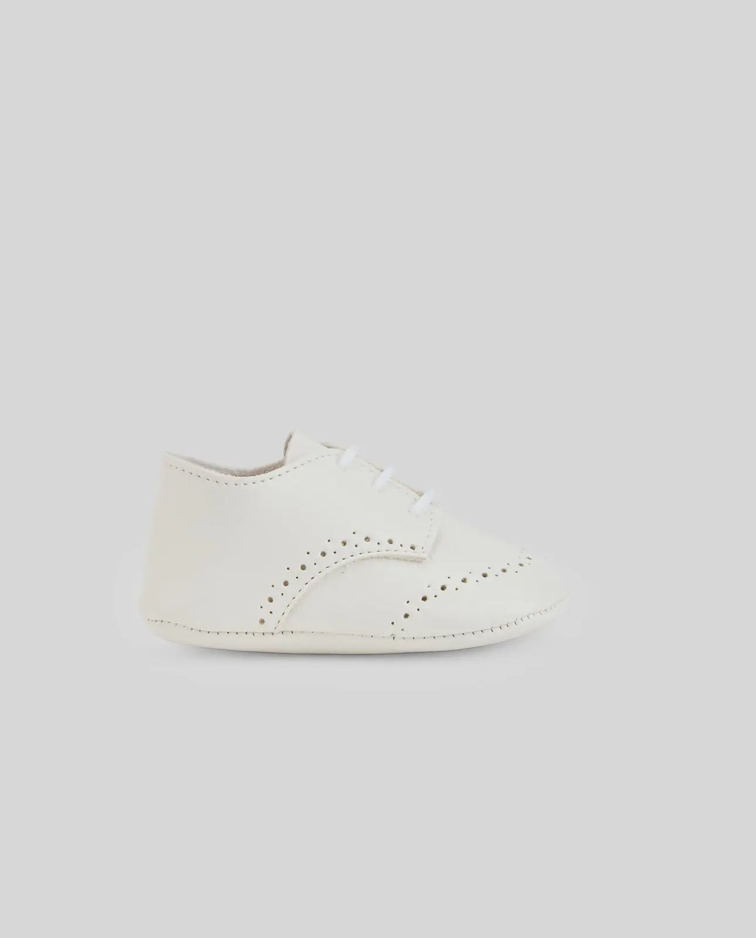 Blue Almonds Ltd WOVEN NEWBORN SHOES ESENCIAL - Cream Paz Rodriguez