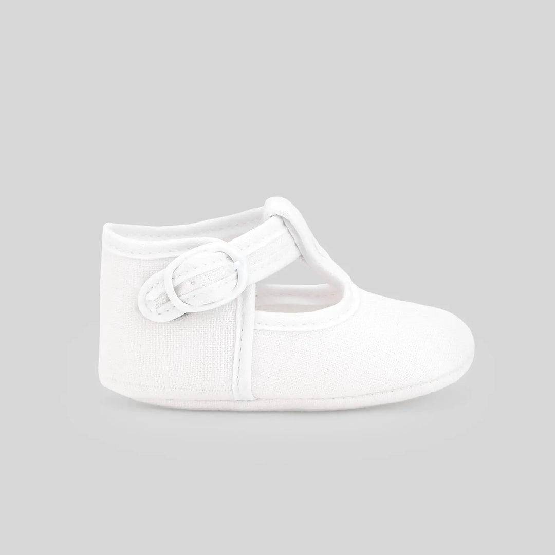 Blue Almonds Ltd WOVEN NEWBORN SHOES ESENCIAL - White Paz Rodriguez