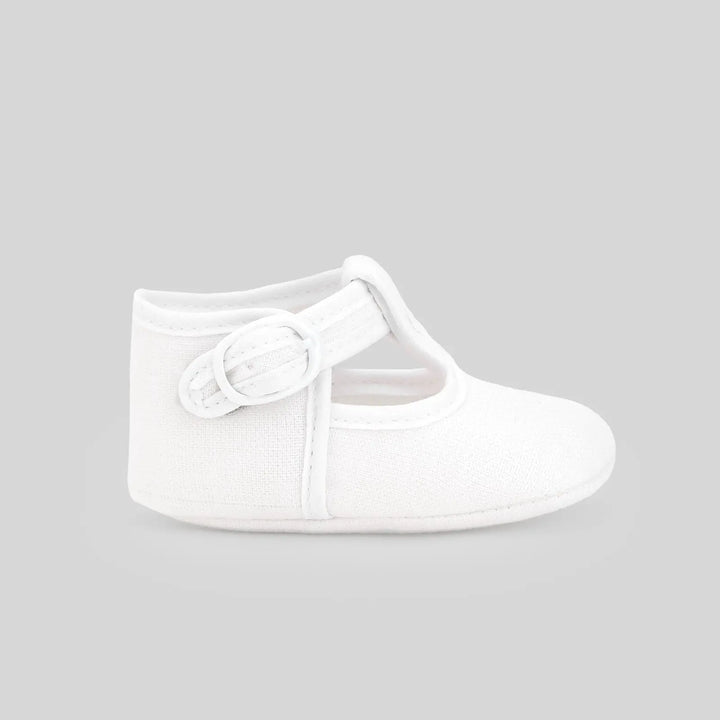 Blue Almonds Ltd WOVEN NEWBORN SHOES ESENCIAL - White Paz Rodriguez