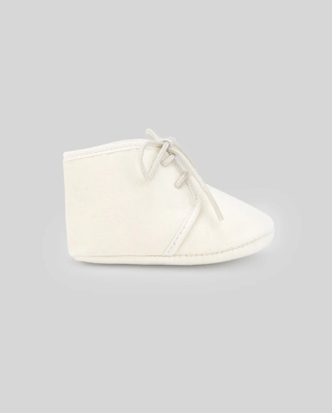 Blue Almonds Ltd WOVEN NEWBORN SHOES PAZ OI 25-26 - Cream Paz Rodriguez