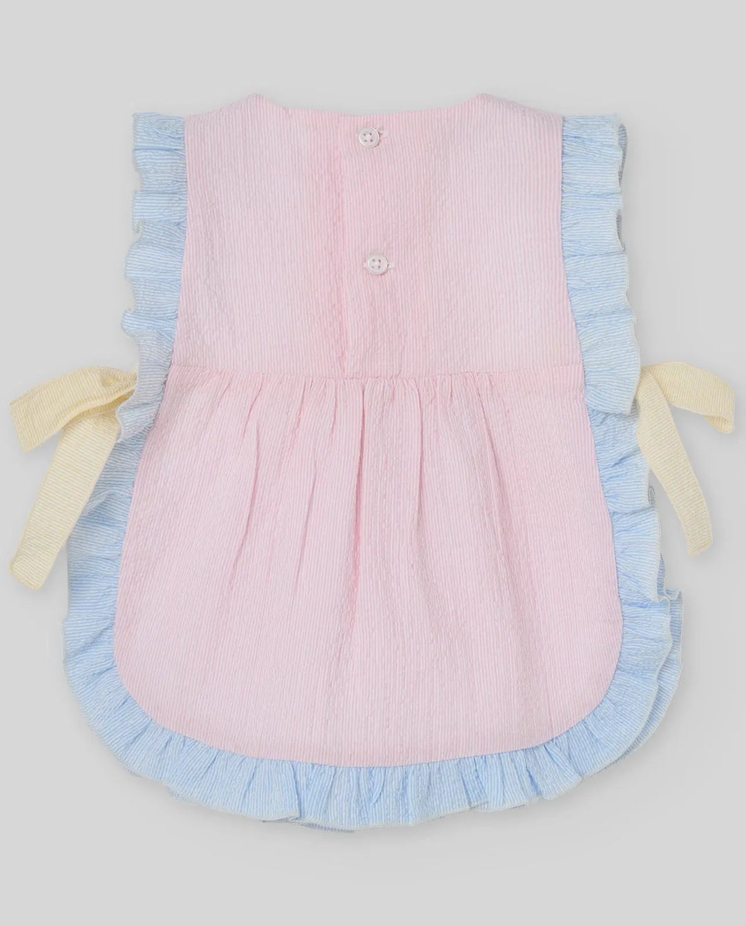 Blue Almonds Ltd WOVEN NEWBORN SHORT DRESS CANDY - Chalk Pink Paz Rodriguez