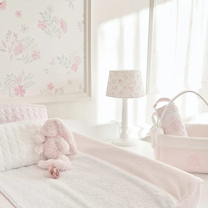 Blue Almonds Ltd Wallpaper - Cotton Pink Theophile & Patachou