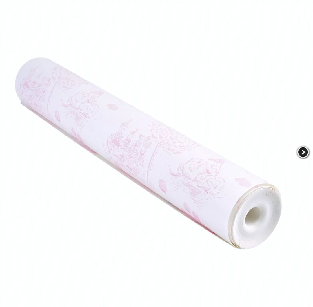 Blue Almonds Ltd Wallpaper - Pink Garden Party Theophile & Patachou