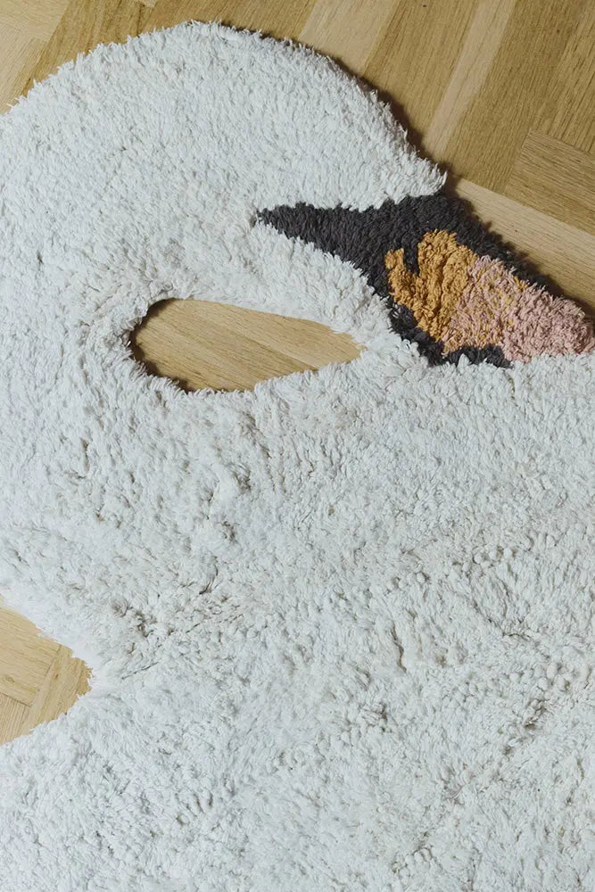 Blue Almonds Ltd Washable Rug - Swan Lorena Canals