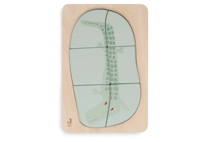 Blue Almonds Ltd Wooden puzzle Jungle Jambo - Croco Jollein