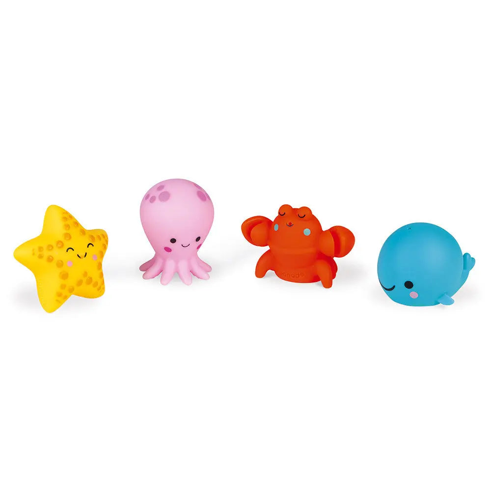 Blue Almonds Ltd 4 ocean animals squirters Janod