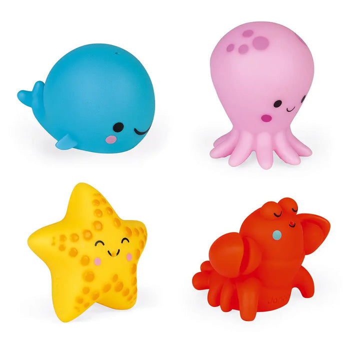 Blue Almonds Ltd 4 ocean animals squirters Janod