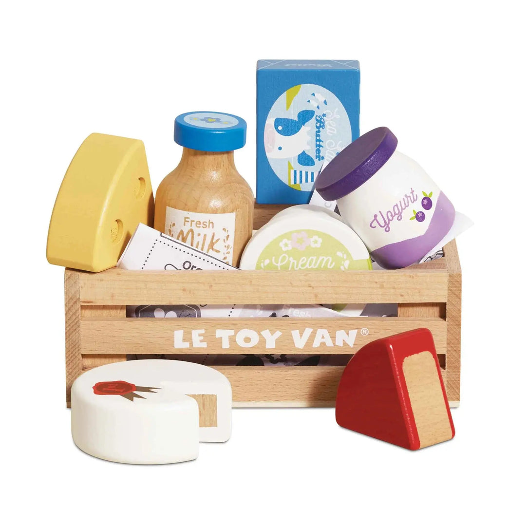 Blue Almonds Ltd Cheese & Dairy Crate Le Toy Van