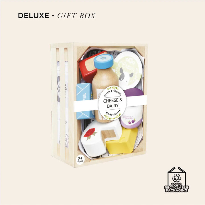 Blue Almonds Ltd Cheese & Dairy Crate Le Toy Van
