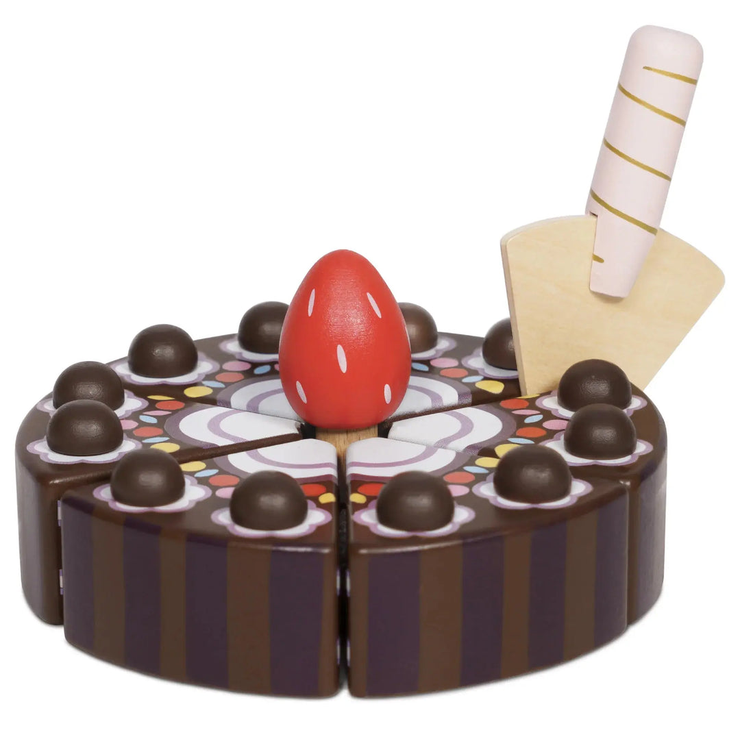 Blue Almonds Ltd Chocolate Gateau Sliceable Cake Le Toy Van