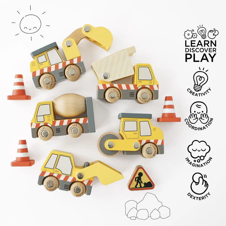 Construction set-Wooden toys & more-Le Toy Van-Blue Almonds-London-South Kensington