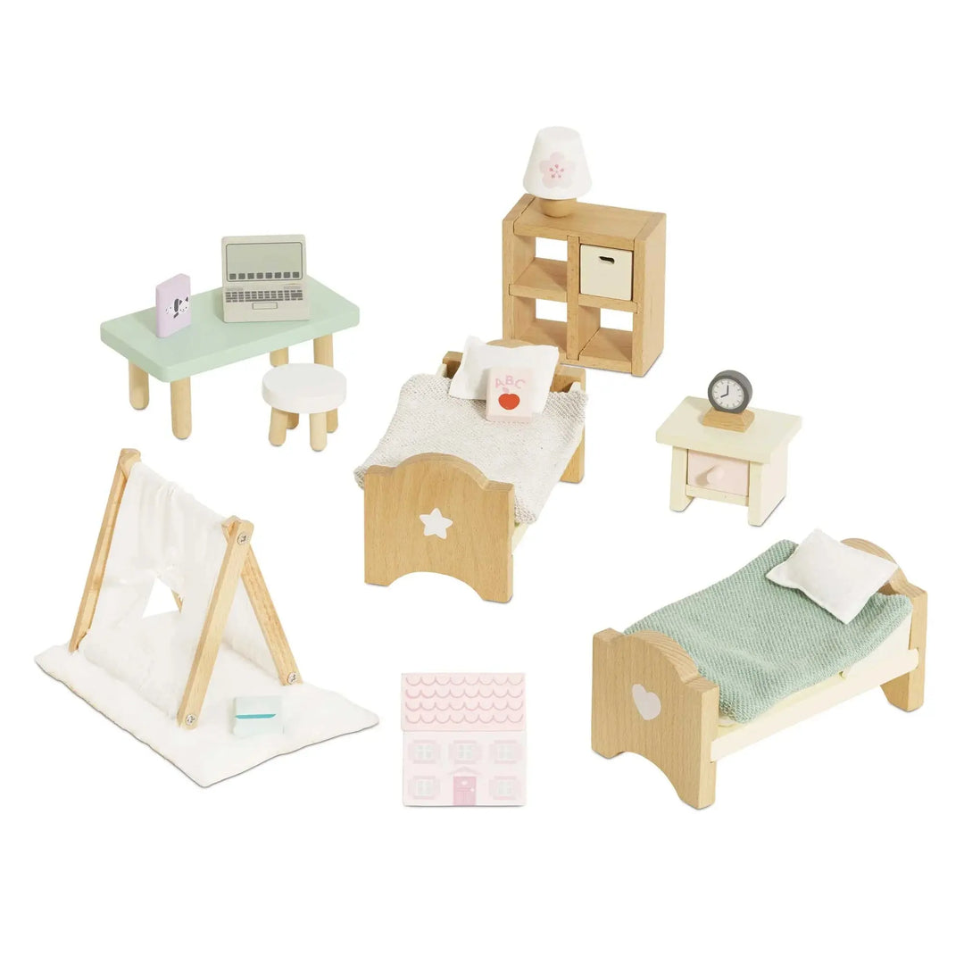 Blue Almonds Ltd Doll House Children's Bedroom Le Toy Van