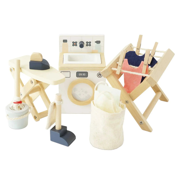 Blue Almonds Ltd Doll House Laundry Room Le Toy Van