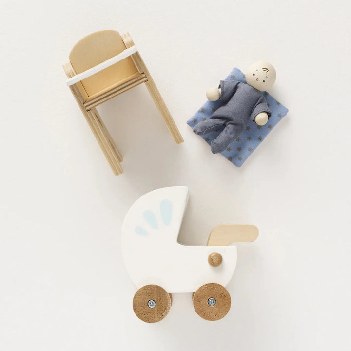 Blue Almonds Ltd Dolls House Nursery Furniture Set Le Toy Van