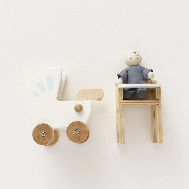 Blue Almonds Ltd Dolls House Nursery Furniture Set Le Toy Van