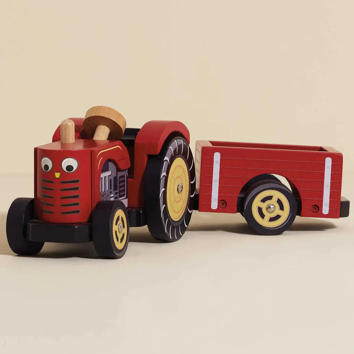 Blue Almonds Ltd Farmyard Tractor & Trailer Le Toy Van