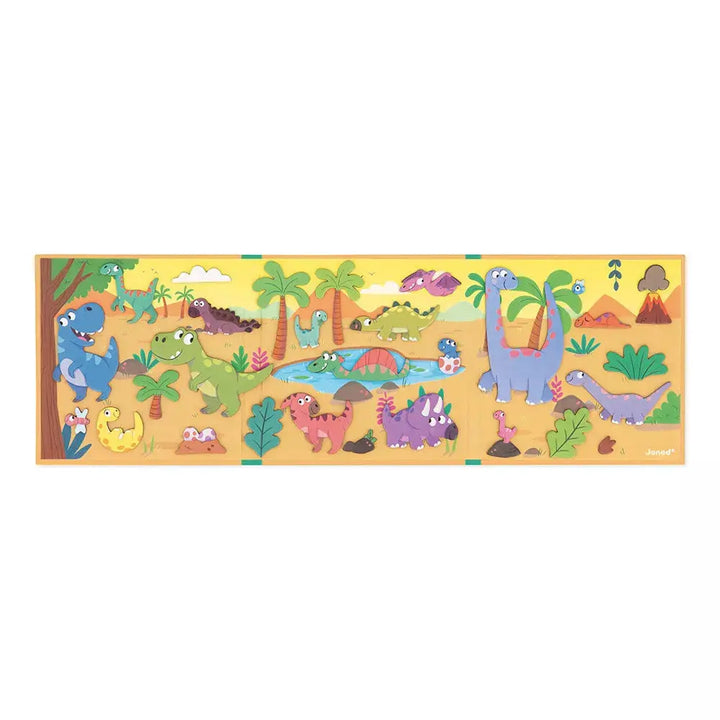 Blue Almonds Ltd Magnetic Stories - Dinosaurs Janod