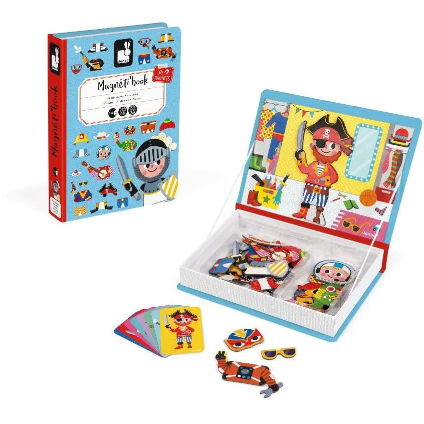 Blue Almonds Ltd Magnetic book - Boys Costumes Janod