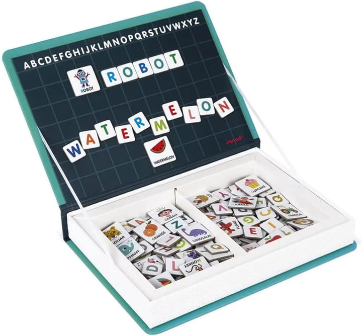 Blue Almonds Ltd Magnetic book - English Alphabet Janod