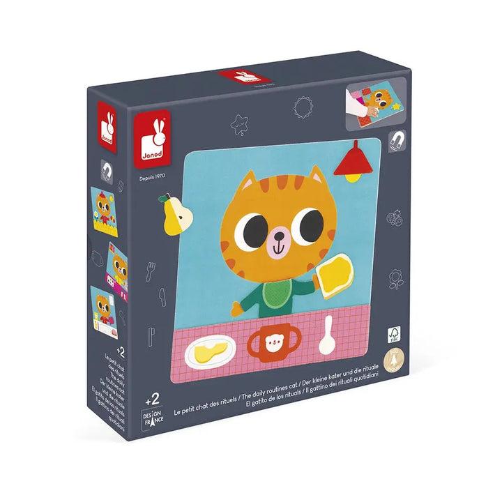 Blue Almonds Ltd Magnetic game - Rituals of Little cat Janod