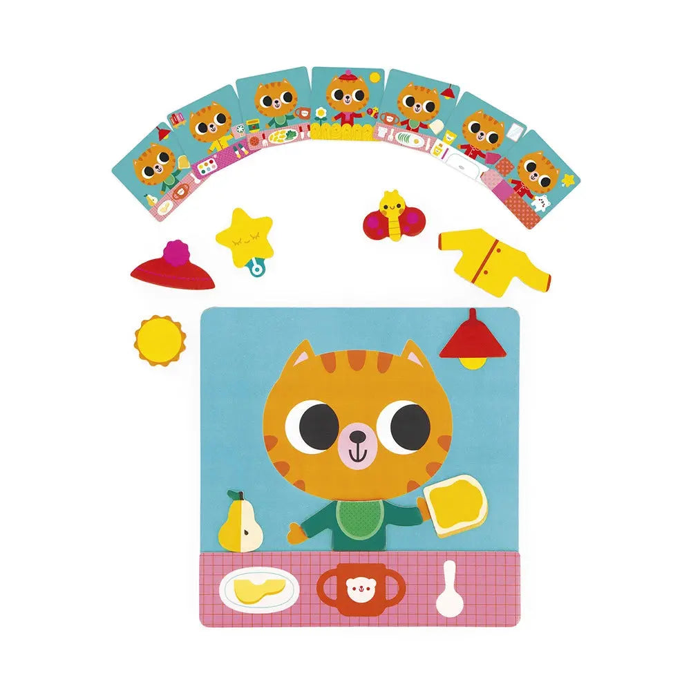 Blue Almonds Ltd Magnetic game - Rituals of Little cat Janod