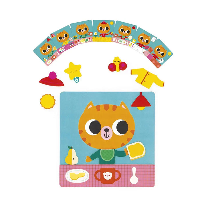 Blue Almonds Ltd Magnetic game - Rituals of Little cat Janod