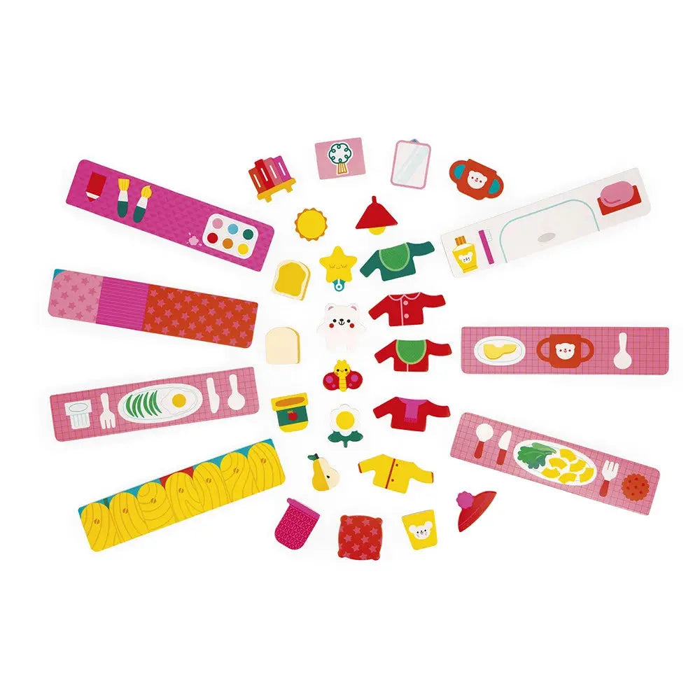 Blue Almonds Ltd Magnetic game - Rituals of Little cat Janod
