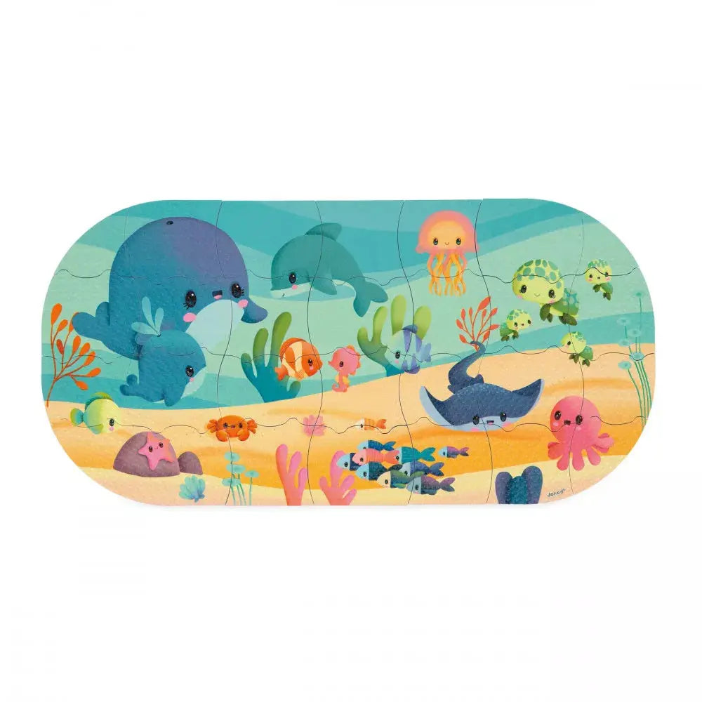 Blue Almonds Ltd Ocean Bath Puzzle Janod