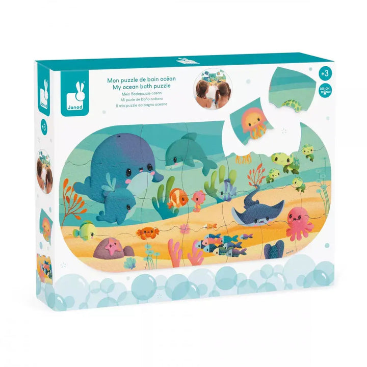 Blue Almonds Ltd Ocean Bath Puzzle Janod