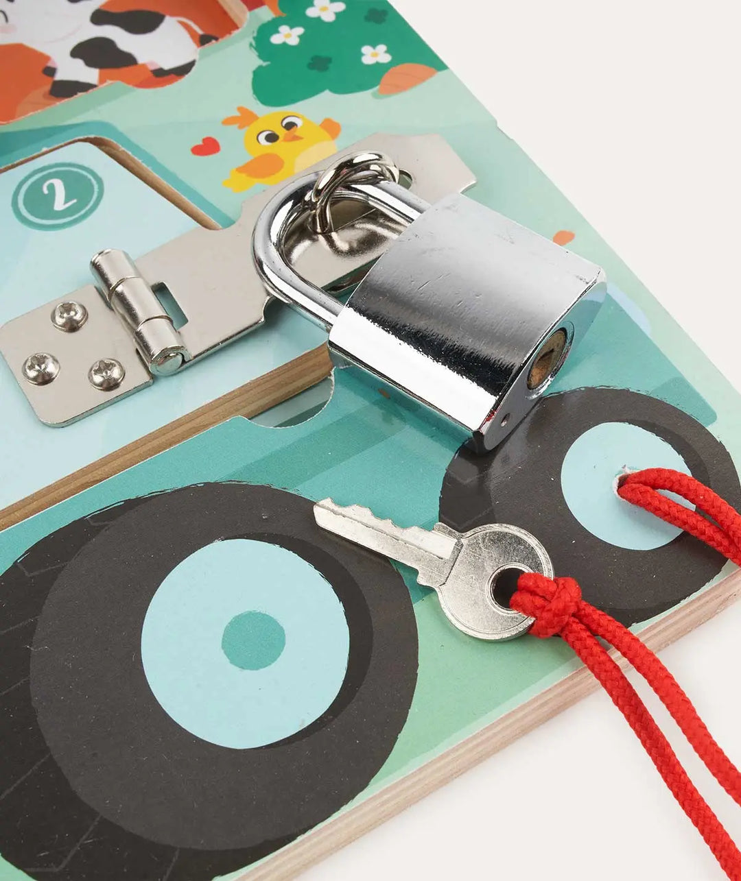 Blue Almonds Ltd Padlocks Board - The Farm Janod