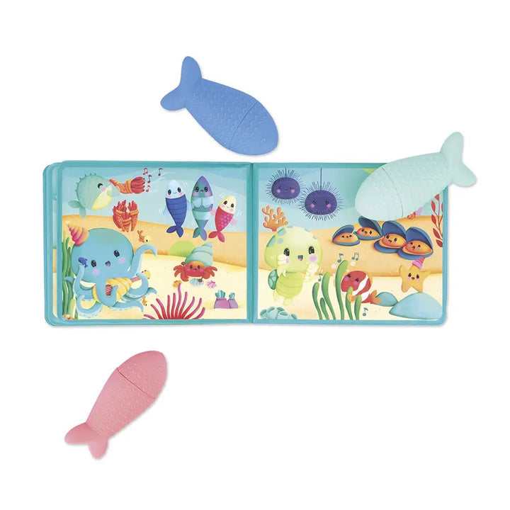 Blue Almonds Ltd Party under the sea Bath Book Janod