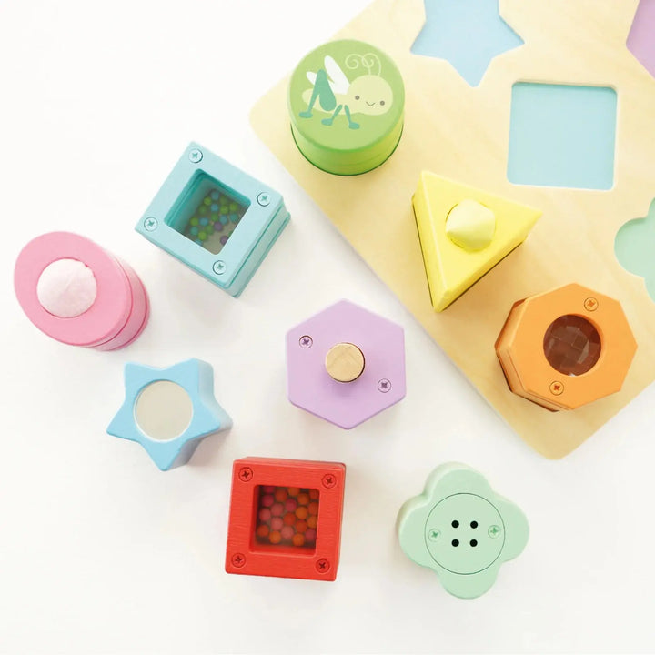 Blue Almonds Ltd Rainbow Sensory Shape Sorter Le Toy Van