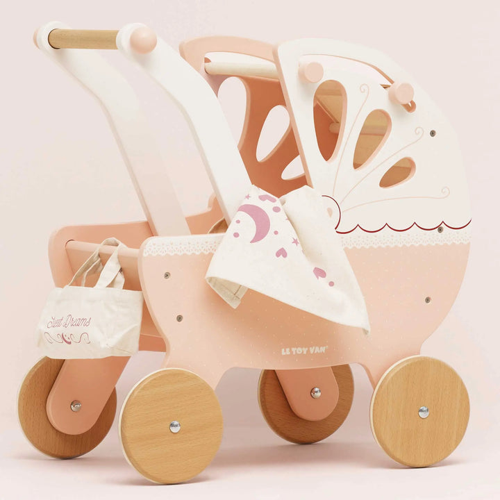 Blue Almonds Ltd Sweet Dreams Doll Pram Le Toy Van