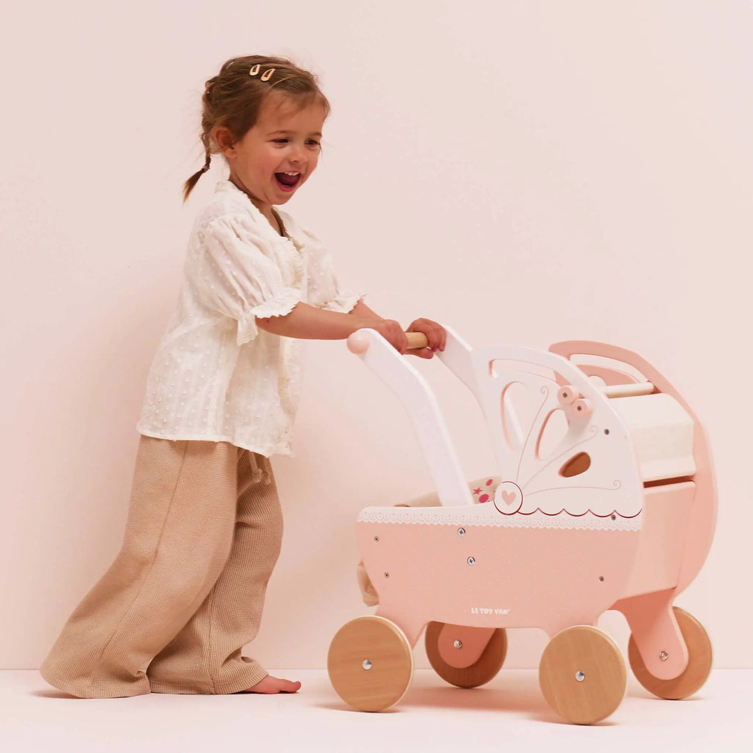Blue Almonds Ltd Sweet Dreams Doll Pram Le Toy Van