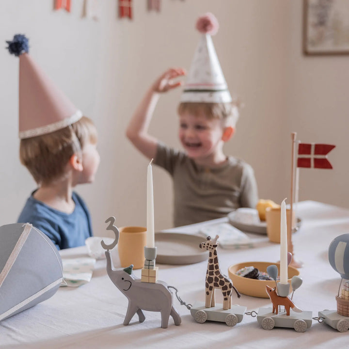Blue Almonds Ltd World of Sebra - Wooden Birthday Train Sebra