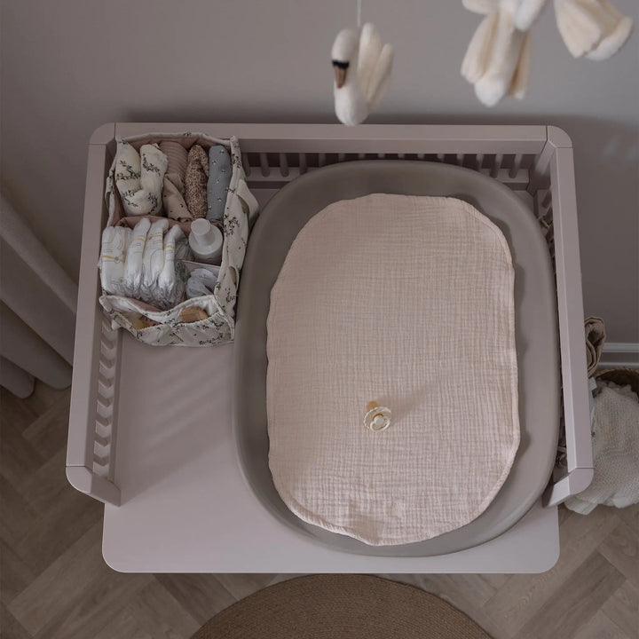 Blue Almonds Ltd Sebra Changing Unit - Birchbark Rose Sebra