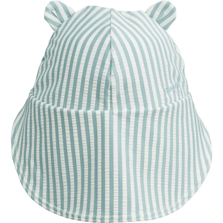 Blue Almonds Ltd Sun Hat - Sea blue/white Liewood