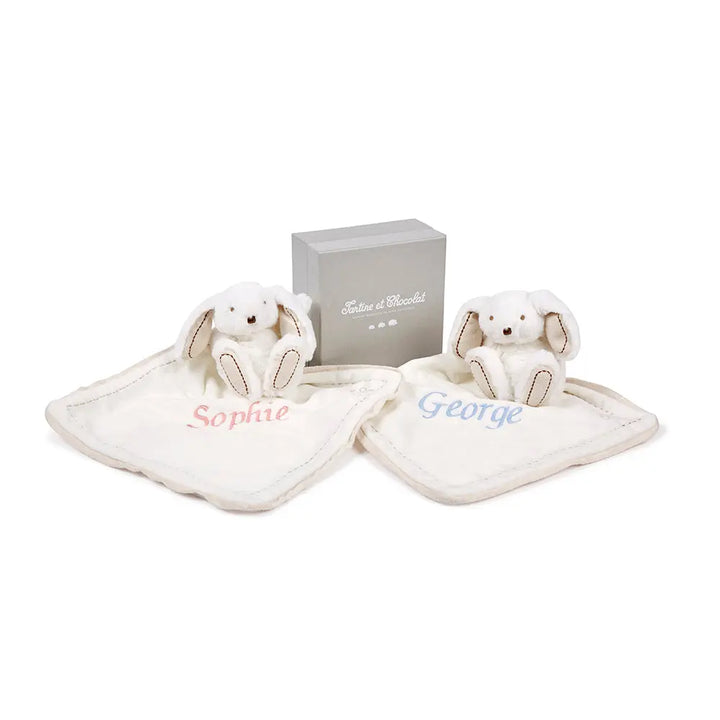 Doudou bunny pink-Baby books, toys & musicals-Tartine et Chocolat-Blue Almonds-London-South Kensington
