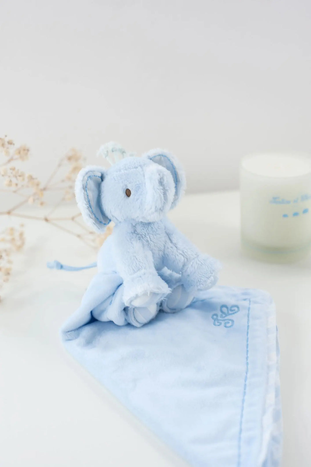 Doudou elephant blue-Baby books, toys & musicals-Tartine et Chocolat-Blue Almonds-London-South Kensington
