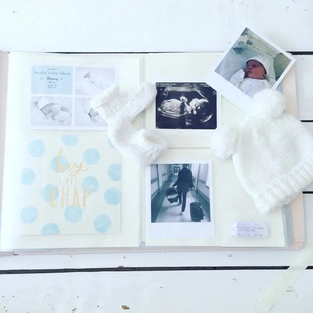 Memory Album - Pink-Baby journals-Meminio-Blue Almonds-London-South Kensington