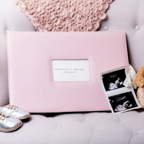 Memory Album - Pink-Baby journals-Meminio-Blue Almonds-London-South Kensington