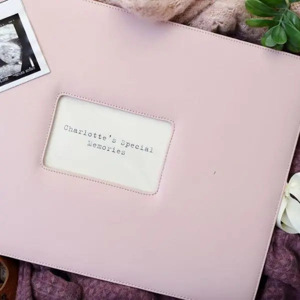 Memory Album - Pink-Baby journals-Meminio-Blue Almonds-London-South Kensington