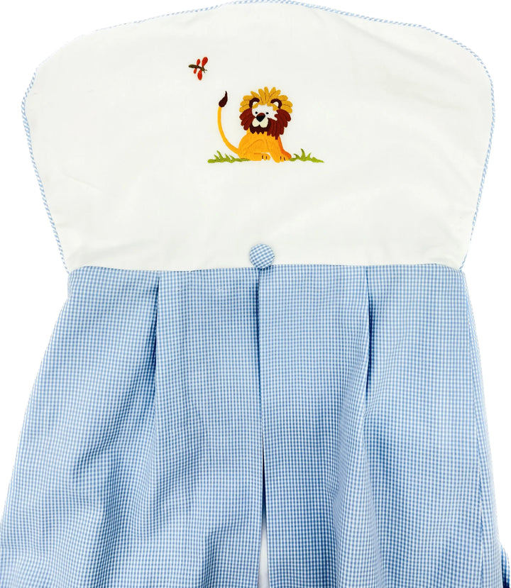 Nappy stacker "safari" blue-Baskets, nappy stackers & laundry bags-Gordonsbury-Blue Almonds-London-South Kensington