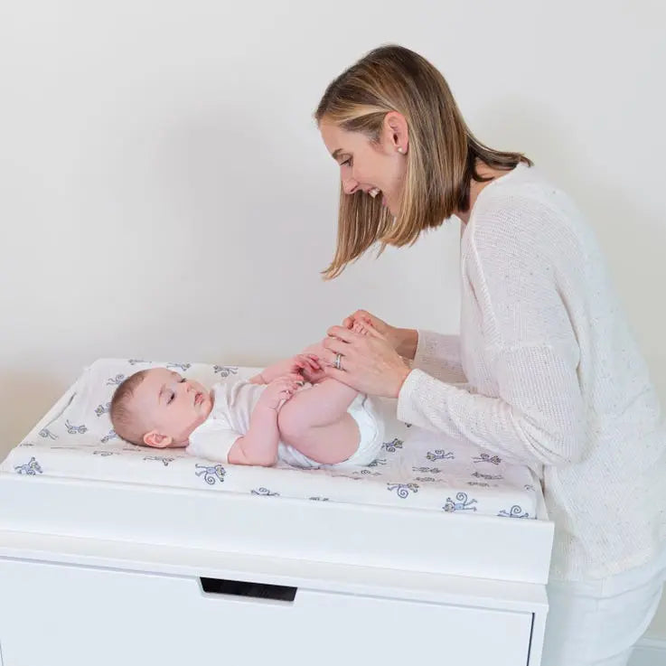 Cotton muslin 4-pack "jungle jam"-Blankets & swaddling-aden + anais-Blue Almonds-London-South Kensington