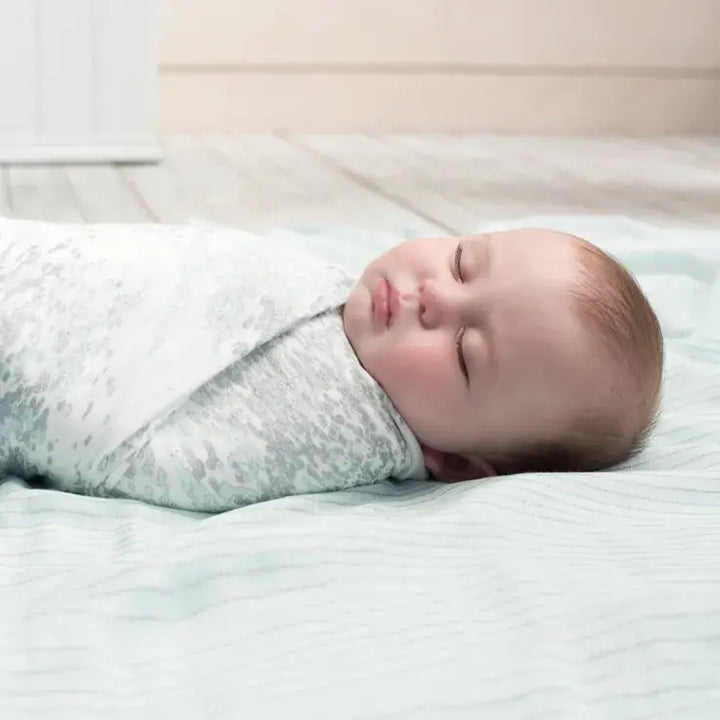 Silky soft swaddle "metallic skylight birch"-Blankets & swaddling-aden + anais-Blue Almonds-London-South Kensington