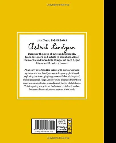 Astrid Lindgren - Little People, BIG DREAMS-Books-Hachette Books-Blue Almonds-London-South Kensington