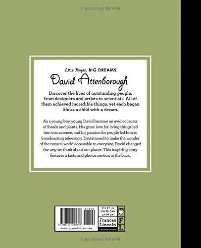 David Attenborough - Little People, BIG DREAMS-Books-Hachette Books-Blue Almonds-London-South Kensington
