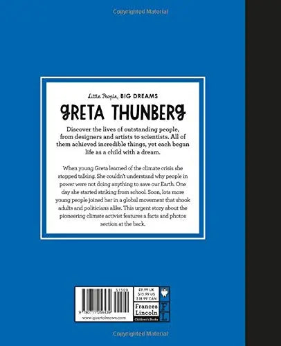 Greta Thunberg - Little People, BIG DREAMS-Books-Hachette Books-Blue Almonds-London-South Kensington
