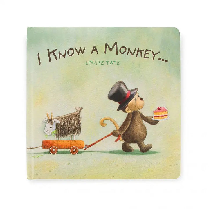 I Know a Monkey Book-Books-Jellycat-Blue Almonds-London-South Kensington
