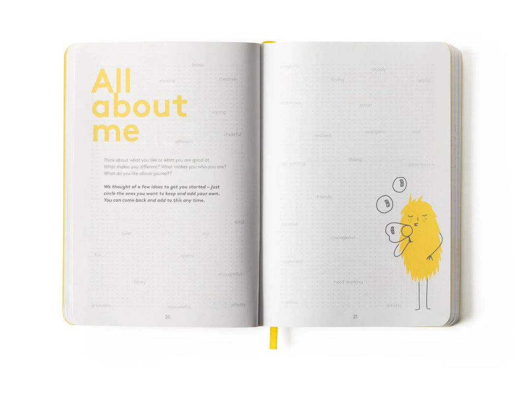 Junior Journal (for ages 6-12 years)-Books-Happy Self-Blue Almonds-London-South Kensington